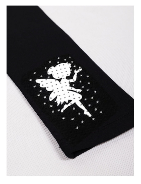 LEGGINSY DZIEWCZĘCE GETRY DŁUGIE 122-128 CZARNE WRÓŻKA , YOCLUB LEGGINSY DZIEWCZĘCE GETRY DŁUGIE 122-128 CZARNE WRÓŻKA , YOCLUB