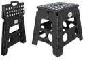 STOŁEK SKŁADANY TABORET ANTYPOŚLIZGOWY CZARNY 32 cm 150 kg A904029 , EASYFORM
