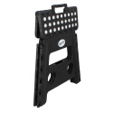 STOŁEK SKŁADANY TABORET ANTYPOŚLIZGOWY CZARNY 32 cm 150 kg A904029 , EASYFORM