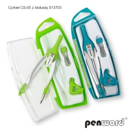CYRKIEL CS-05 S13703 Z ZAPASEM GRAFITU I ADAPTEREM MIX KOLOR , PENWORD