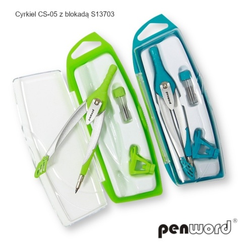 CYRKIEL CS-05 S13703 Z ZAPASEM GRAFITU I ADAPTEREM MIX KOLOR , PENWORD