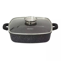 GARNEK GREBLON KWADRATOWY WYSOKI 28 cm 3,5 L SEREY OD1991 , ODELO