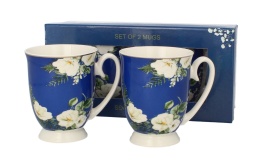 KOMPLET 2 SZTUK KUBKÓW PORCELANOWYCH 350 ml , LIVELLO