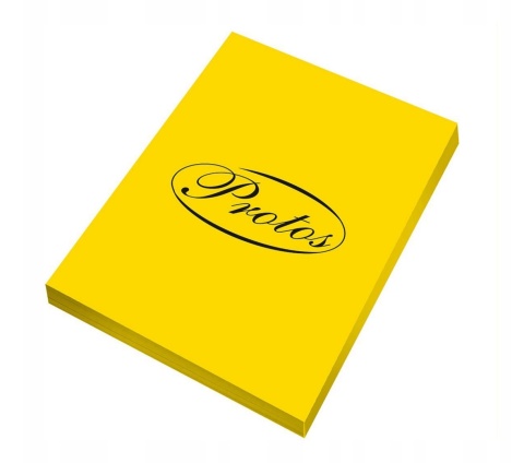 PAPIER KSERO ŻÓŁTY A4 80 g 100 KARTEK DO DRUKARKI , PROTOS