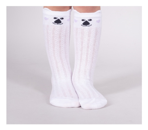 PODKOLANÓWKI DZIEWCZĘCE AŻUROWE MIŚ Z USZAMI 23-26 , YOCLUB