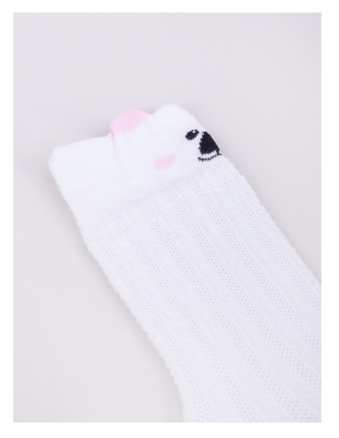 PODKOLANÓWKI DZIEWCZĘCE AŻUROWE MIŚ Z USZAMI 27-30 , YOCLUB