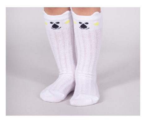 PODKOLANÓWKI DZIEWCZĘCE AŻUROWE MIŚ Z USZAMI 27-30 , YOCLUB