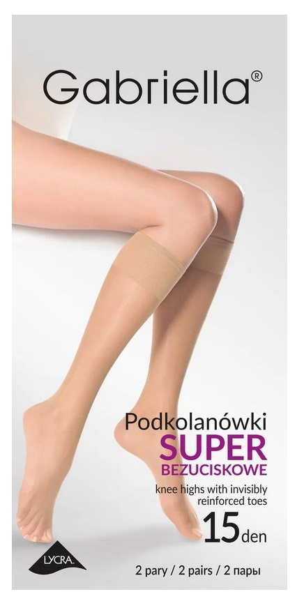 PODKOLANÓWKI SUPER BEZUCISKOWE 2 PARY SABLE CODE 504 , GABRIELLA PODKOLANÓWKI SUPER BEZUCISKOWE 2 PARY SABLE CODE 504 , GABRIELLA