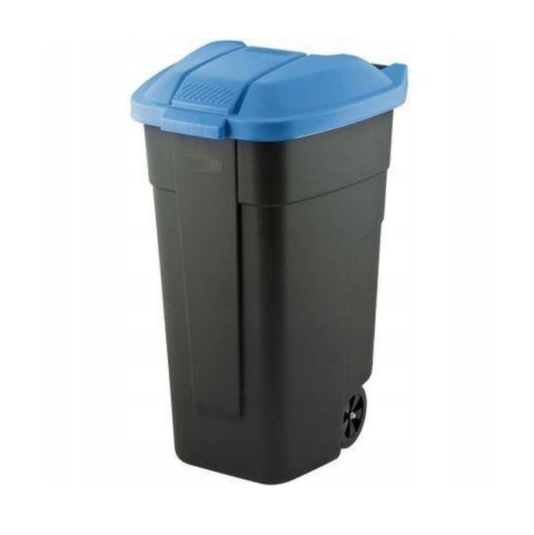 POJEMNIK KOSZ NA ODPADY NA KÓŁKACH 110 L POKRYWA MIX KOLOR , CURVER