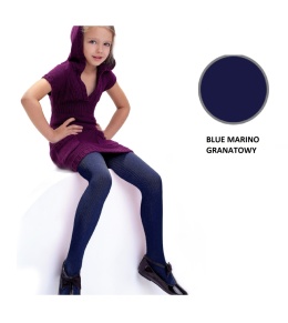 RAJSTOPY DZIECIĘCE AGATKA 104-110 BLU MARINO GRANAT DDR0002 , NOQ KNITTEX