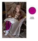 RAJSTOPY DZIECIĘCE AGATKA 134-140 FUSCHIA FUKSJA DDR0002 , NOQ KNITTEX