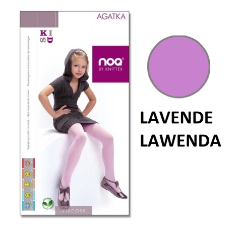 RAJSTOPY DZIECIĘCE AGATKA 92-98 LAVENDE LAWENDA DDR0002 , NOQ KNITTEX