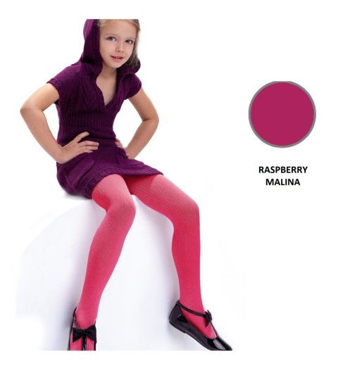 RAJSTOPY DZIECIĘCE AGATKA 92-98 RASPBERRY MALINA DDR0002 , NOQ KNITTEX