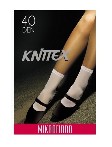 SKARPETKI DAMSKIE MIRA MIKROFIBRA MF 40 den NERO CZARNE , KNITTEX NOQ