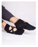 SKARPETY SKARPETKI STOPKI CZARNE DO JOGI Z ABS 36-41 EUR , YOCLUB