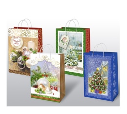 TOREBKA OZDOBNA MAŁA ŚWIĄTECZNA BOŻE NARODZENIE MIKOŁAJ TMBN , DELTA GRAPHIX