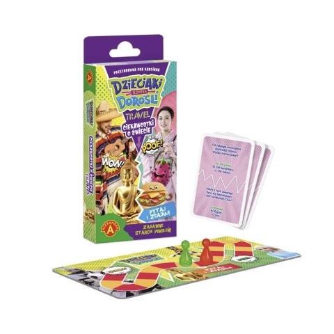 GRA DZIECIAKI KONTRA DOROŚLI - CIEKAWOSTKI O ŚWIECIE TRAVEL , ALEXANDER