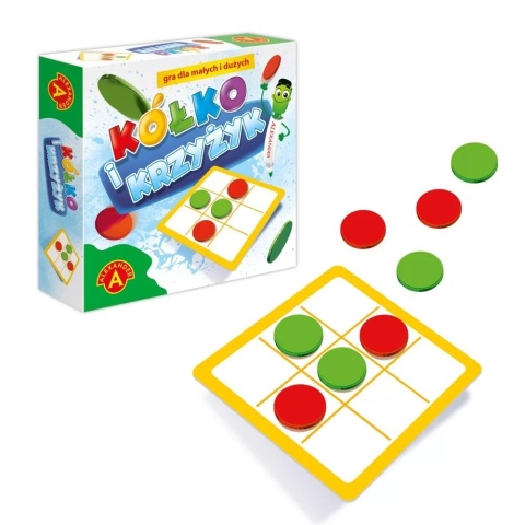 GRA ZABAWKA KÓŁKO I KRZYŻYK GRA KIESZONKOWA , ALEXANDER