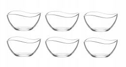 KOMPLET 6 sztuk SALATEREK MISEK MISECZEK SZKALNYCH NA PRZEKĄSKI 12 cm VIR261F , LAV