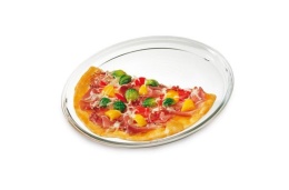 NACZYNIE ŻAROODPORNE SZKLANE FORMA DO PIZZY 32 x 2 cm 1L , SIMAX