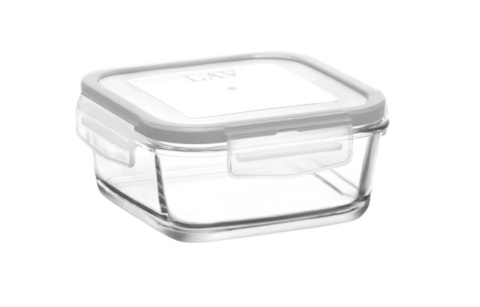 POJEMNIK SZKLANY Z POKRYWĄ 720 ml FRESCO ZAMYKANY NA ŻYWNOŚĆ , LAV