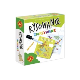 RYSOWANIE ZMAZYWANIE DINOZAURY , ALEXANDER