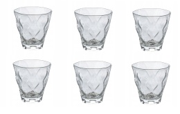 SZKLANKI 310 ml DO WHISKY 6 sztuk PRESTIGE BLISS SZKŁO KRYSTALICZNE , BOHEMIA