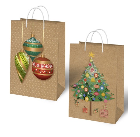 TOREBKA OZDOBNA MAŁA ŚWIĄTECZNA BOŻE NARODZENIE MIKOŁAJ TM411BN , DELTA GRAPHIX