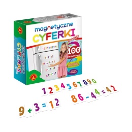 ZABAWKA MAGNETYCZNE CYFERKI NA LODÓWKĘ , ALEXANDER